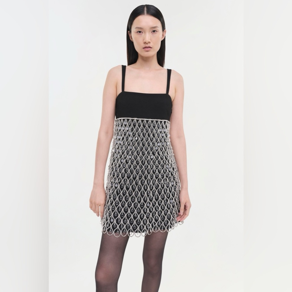 SIMKHAI Sallie Dress Size 4 $1,350.00 Embellished Beaded - Picture 2 of 16